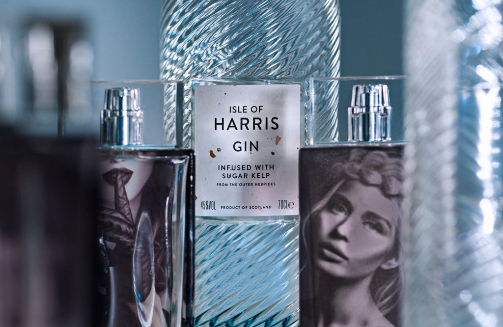 Decorated glass packaging