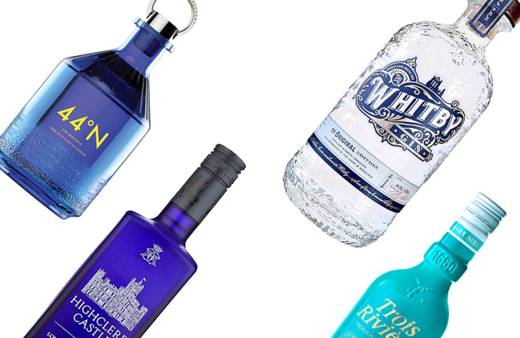 Decorated premium glass bottles